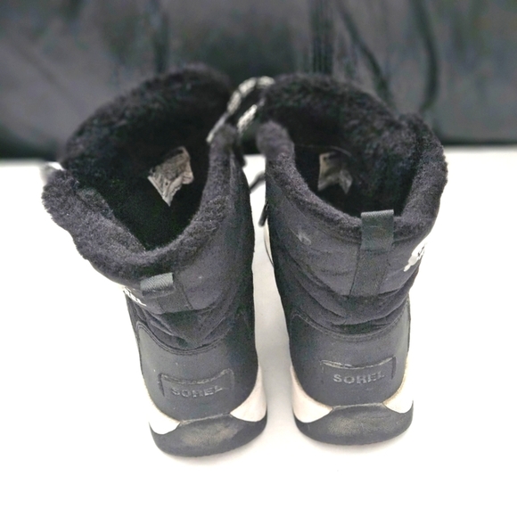 Sorel Whitney ll Sport lace up Black  Waterproof SnowBoot Sz 6 US - Picture 7 of 11